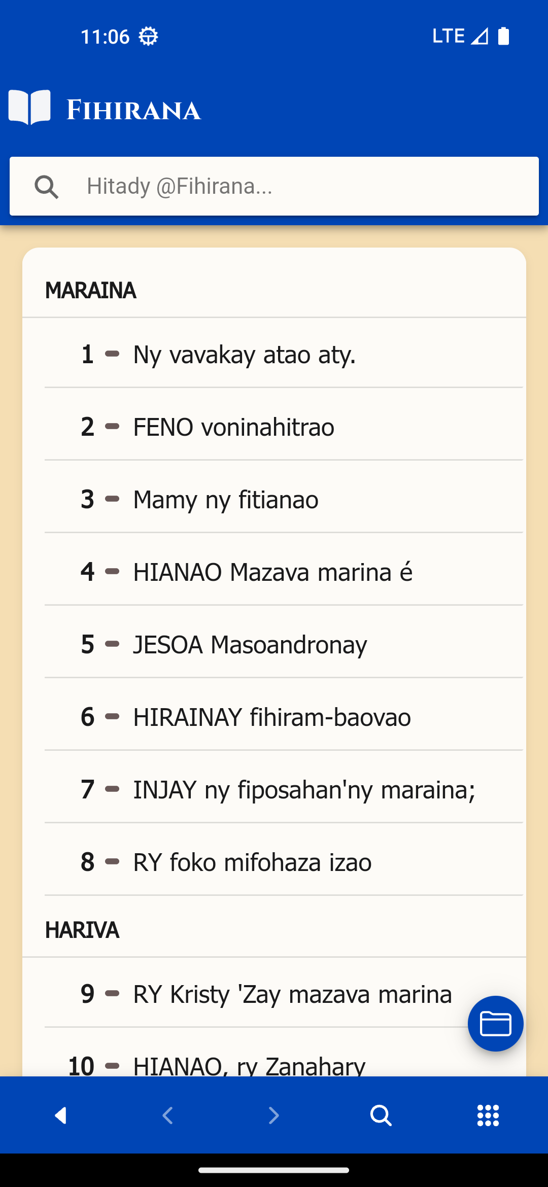 Screenshot of Boky Fivavahana Anglikana