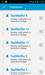 Screenshot of DashNotifier