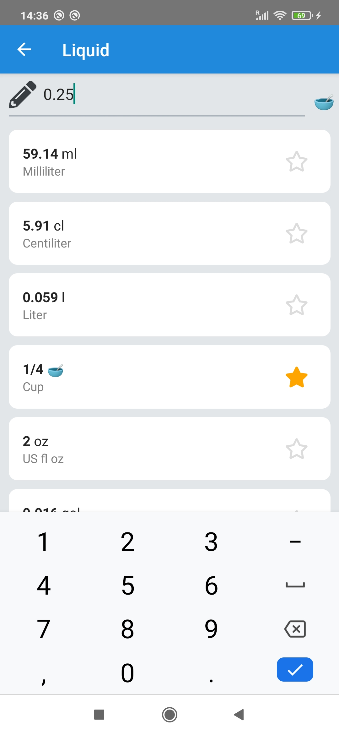 Screenshot of UnitsTool