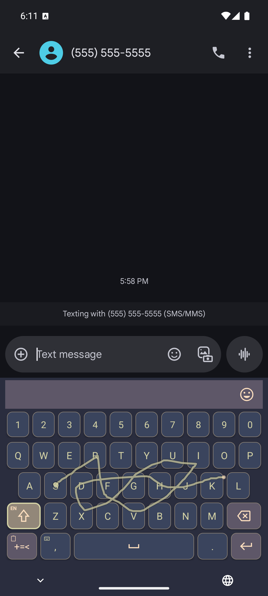 Screenshot of Urik Keyboard