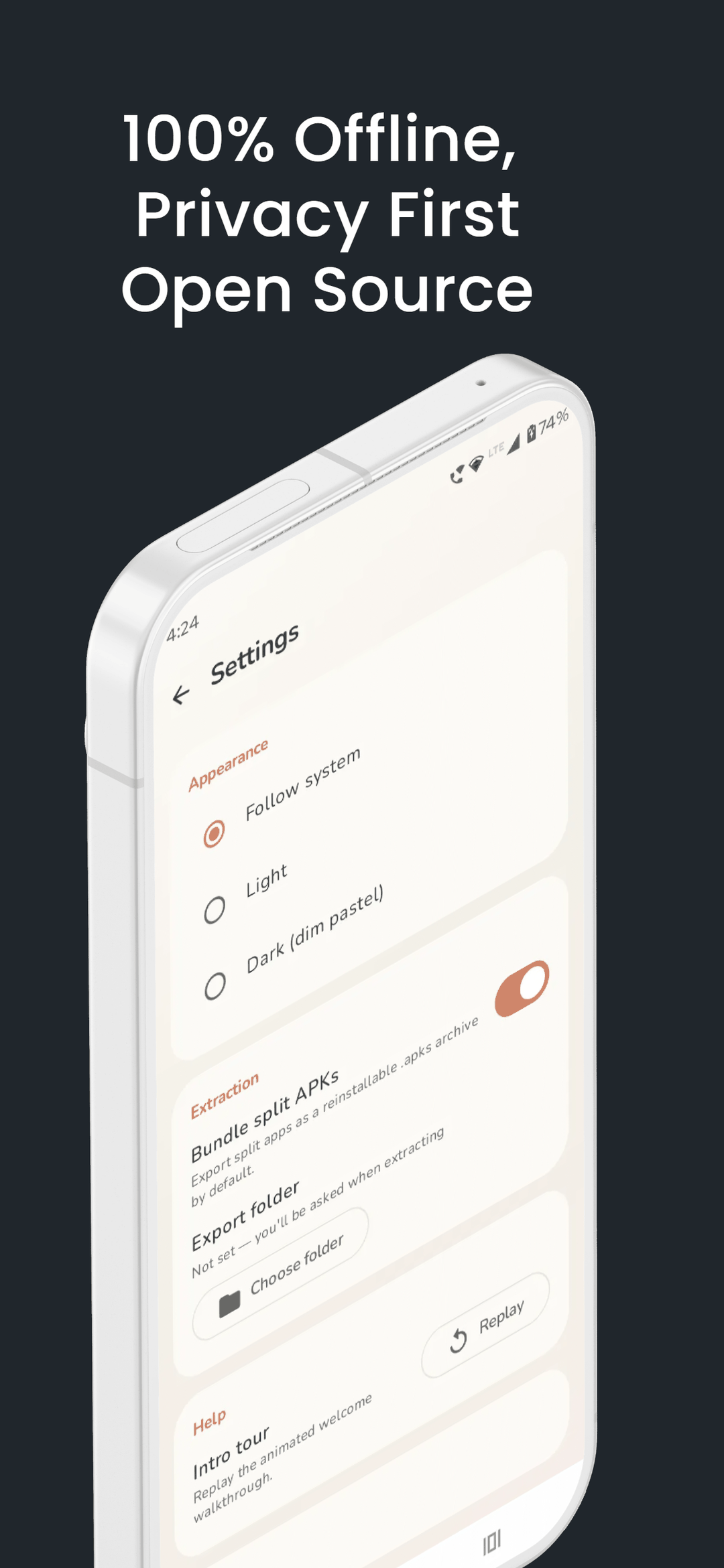 Screenshot of Vadhod APK Extractor