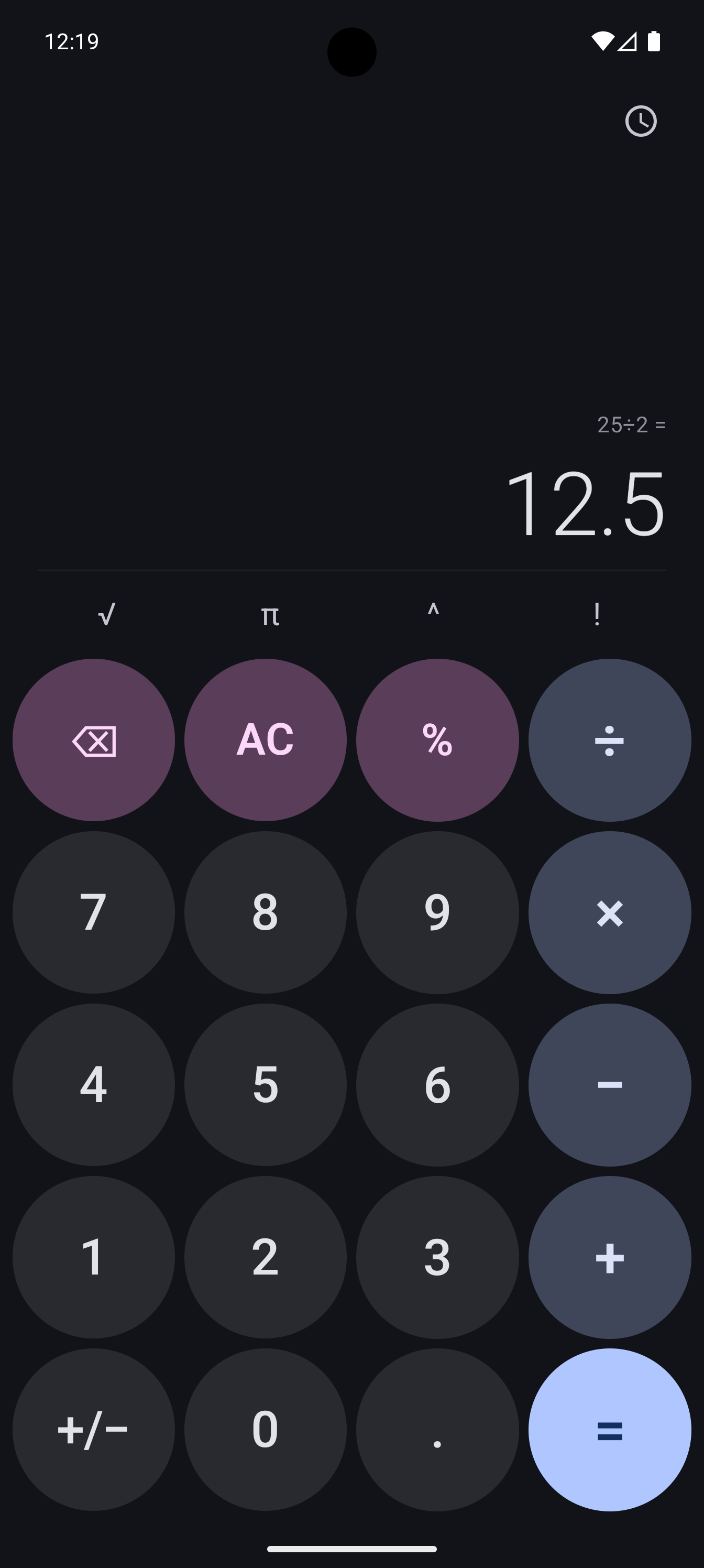 Screenshot of Calculator M3