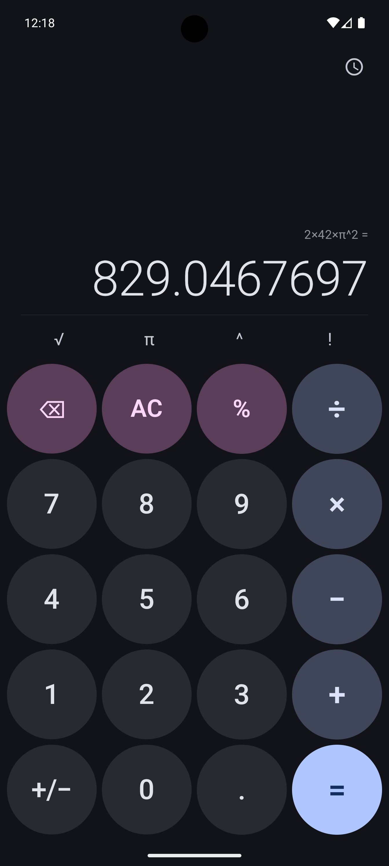 Screenshot of Calculator M3