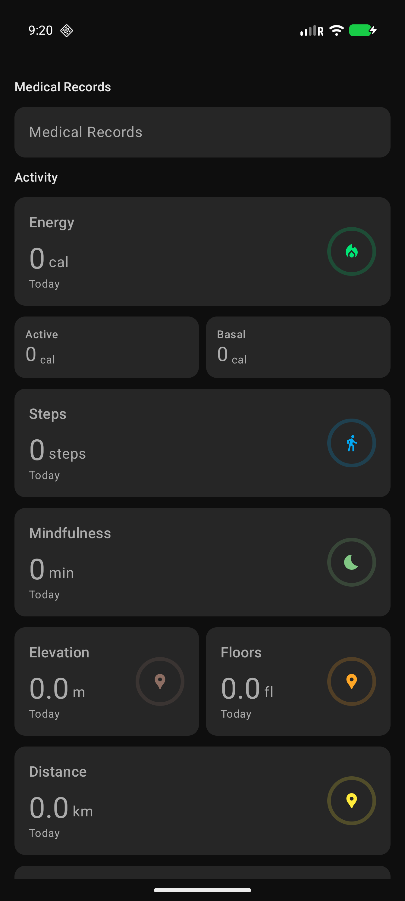 Screenshot of MA Health