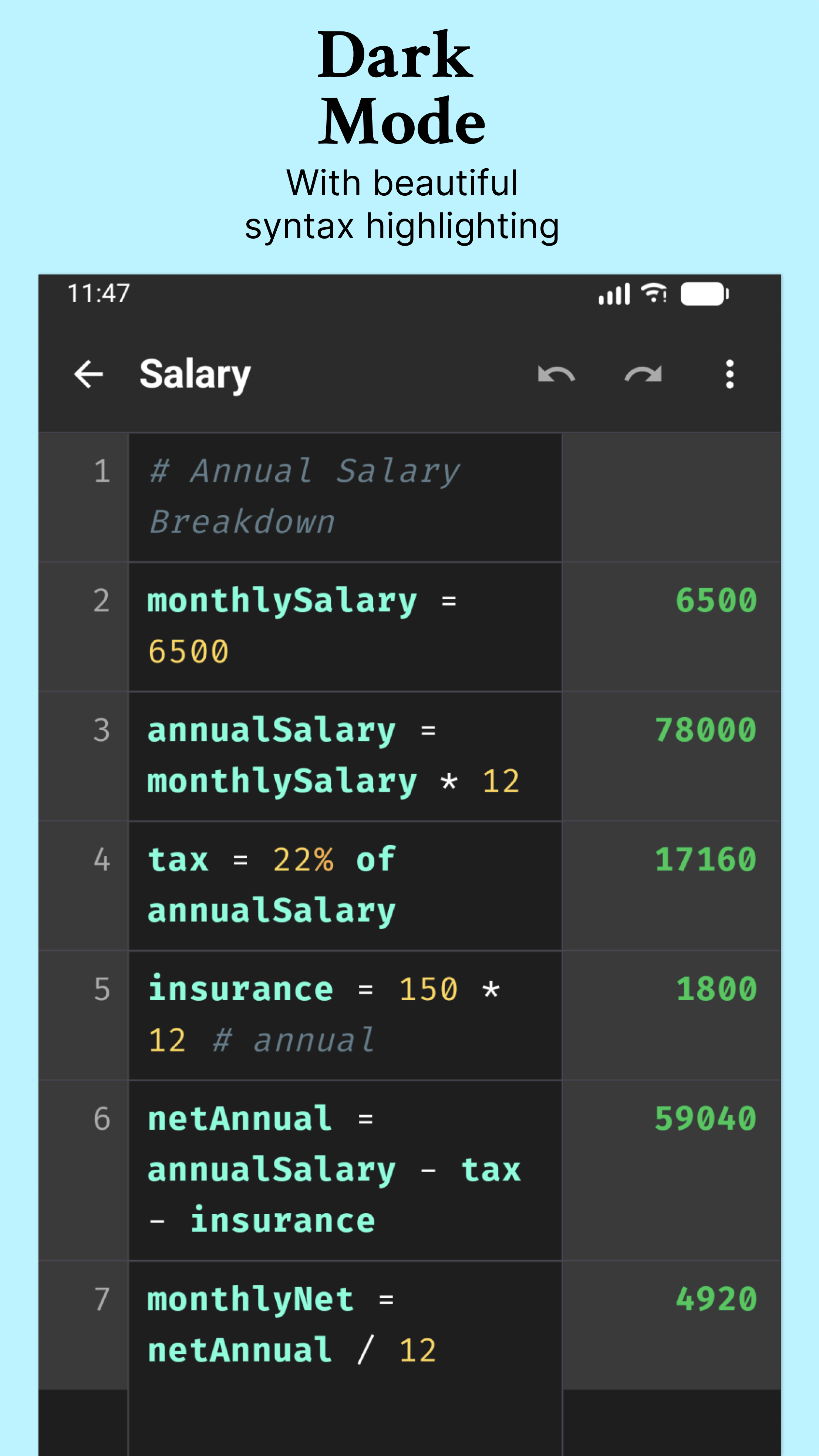 Screenshot of NerdCalci