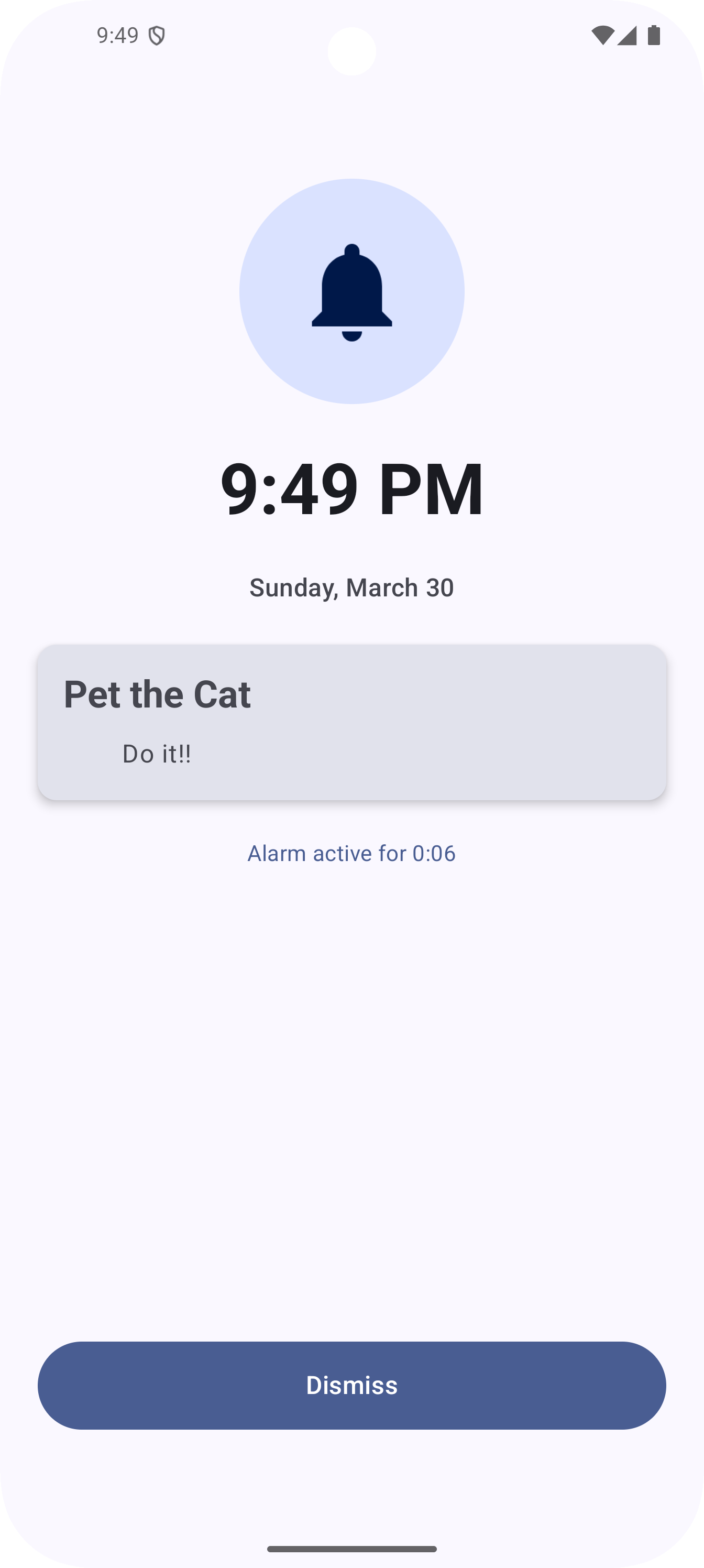 Screenshot of Remind Me!