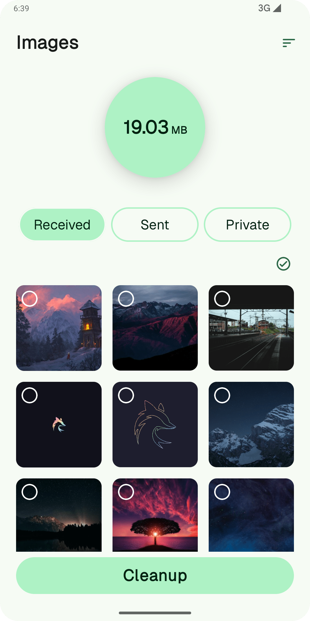 Screenshot of WhatsAppCleaner