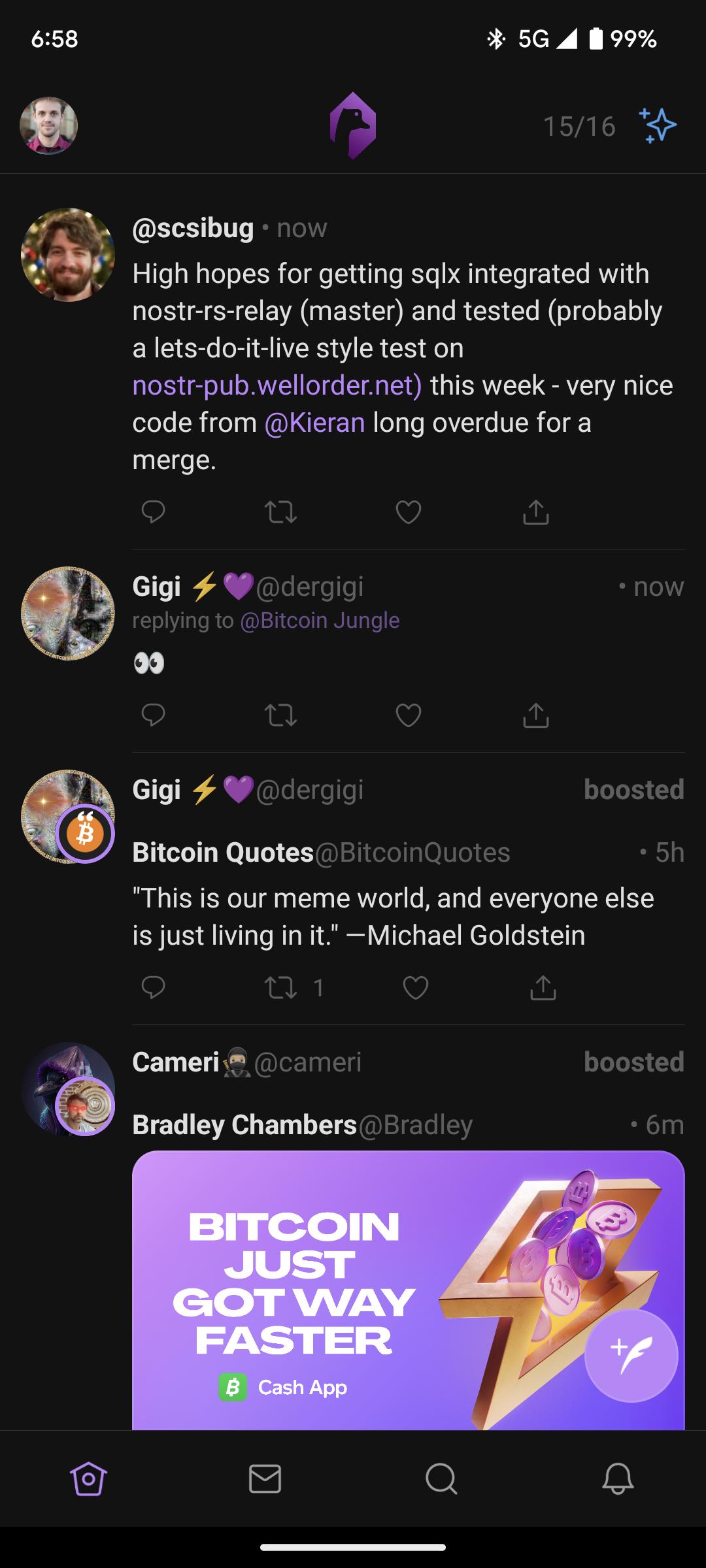 Screenshot of Amethyst