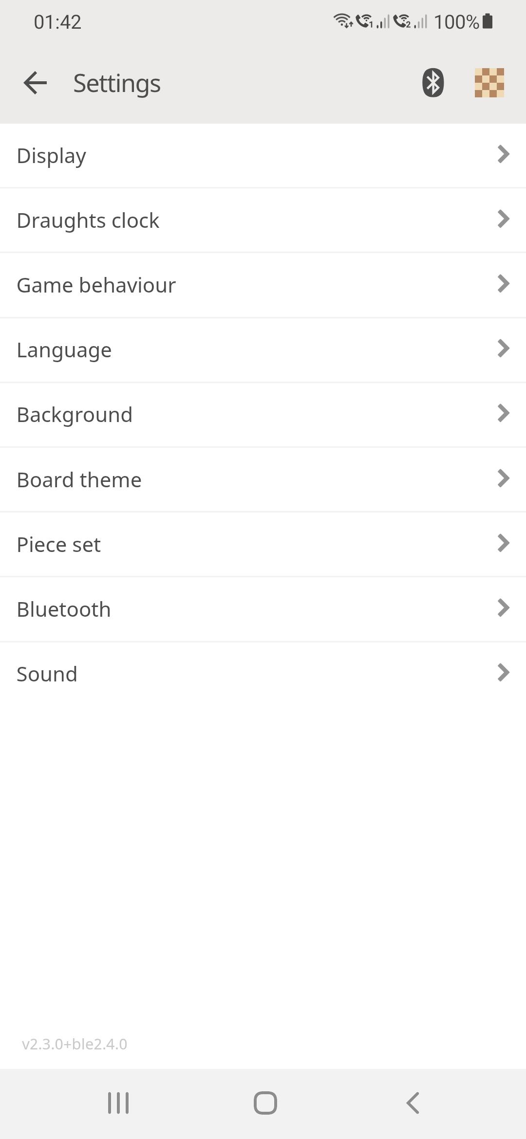 Screenshot of Blidraughts