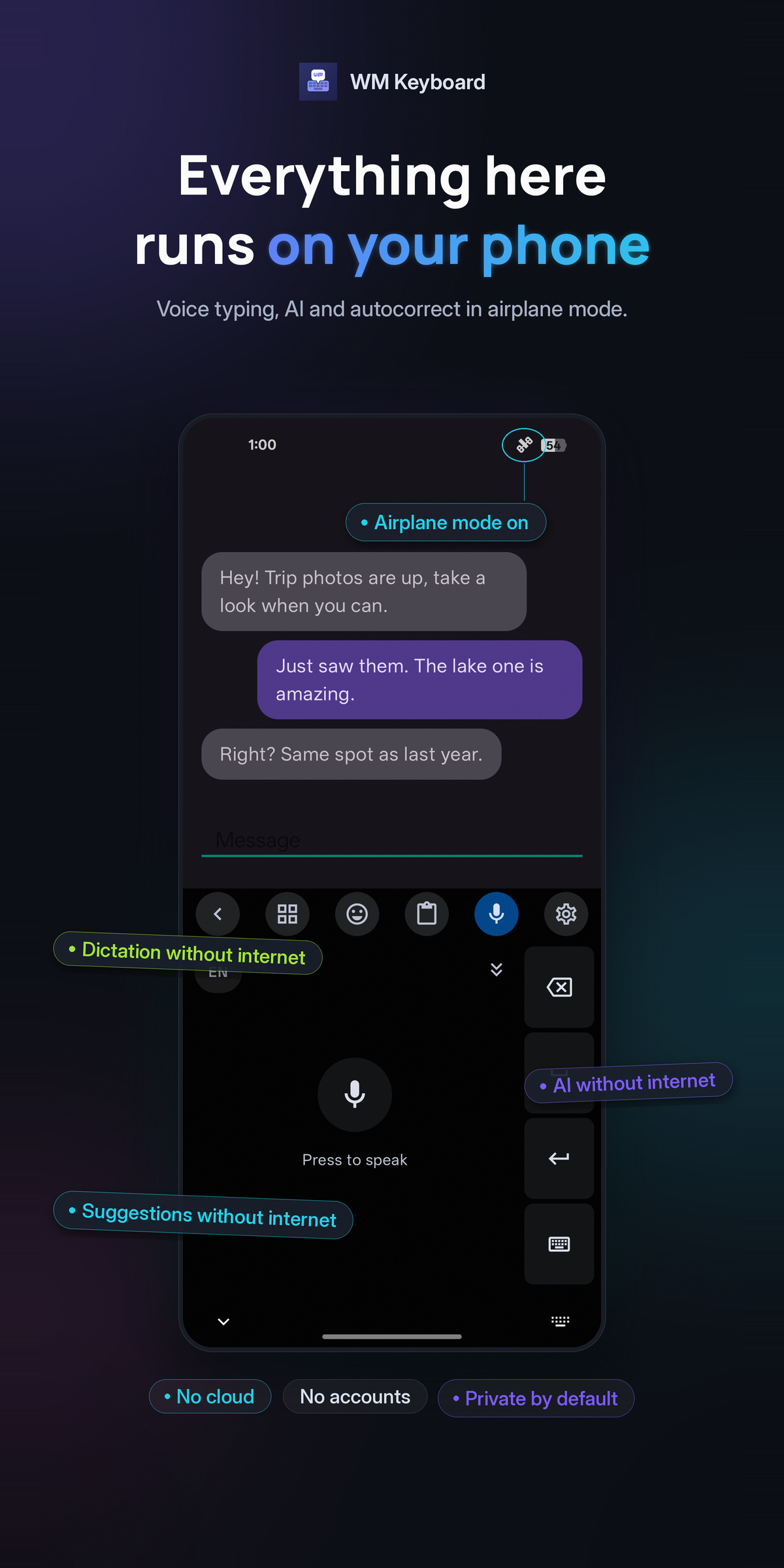 Screenshot of WM Keyboard