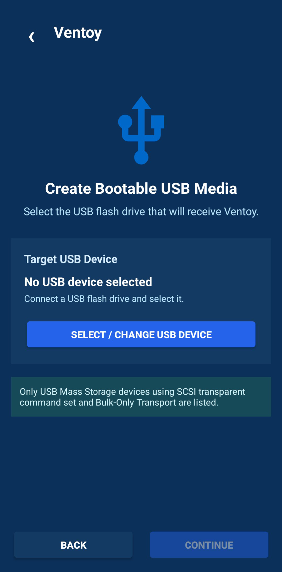 Screenshot of MultiBooter