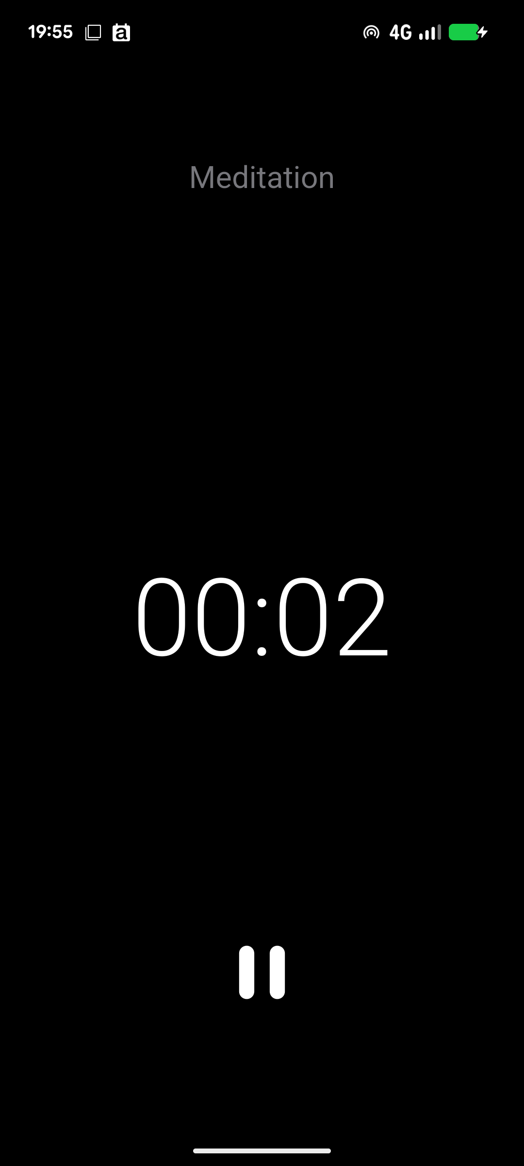 Screenshot of Bruno's Meditation Timer