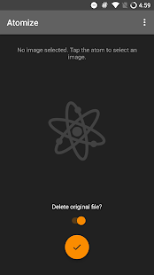 Screenshot of Atomize