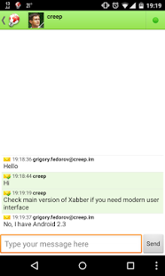 Screenshot of Xabber Classic