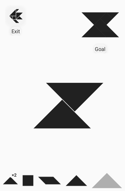 Screenshot of Tangram