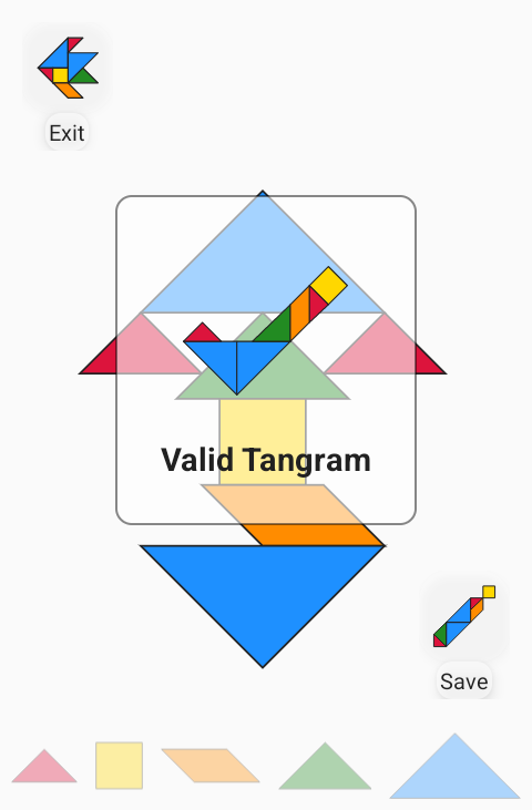 Screenshot of Tangram