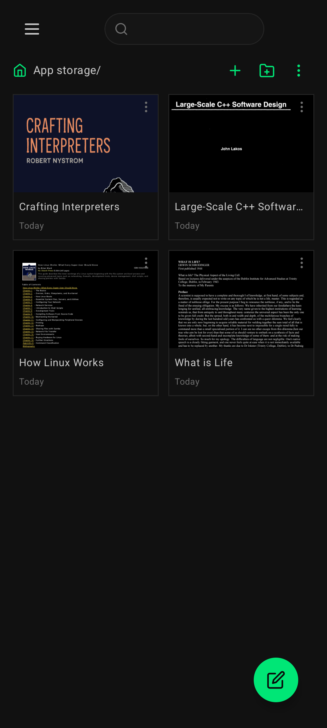 Screenshot of xnotes