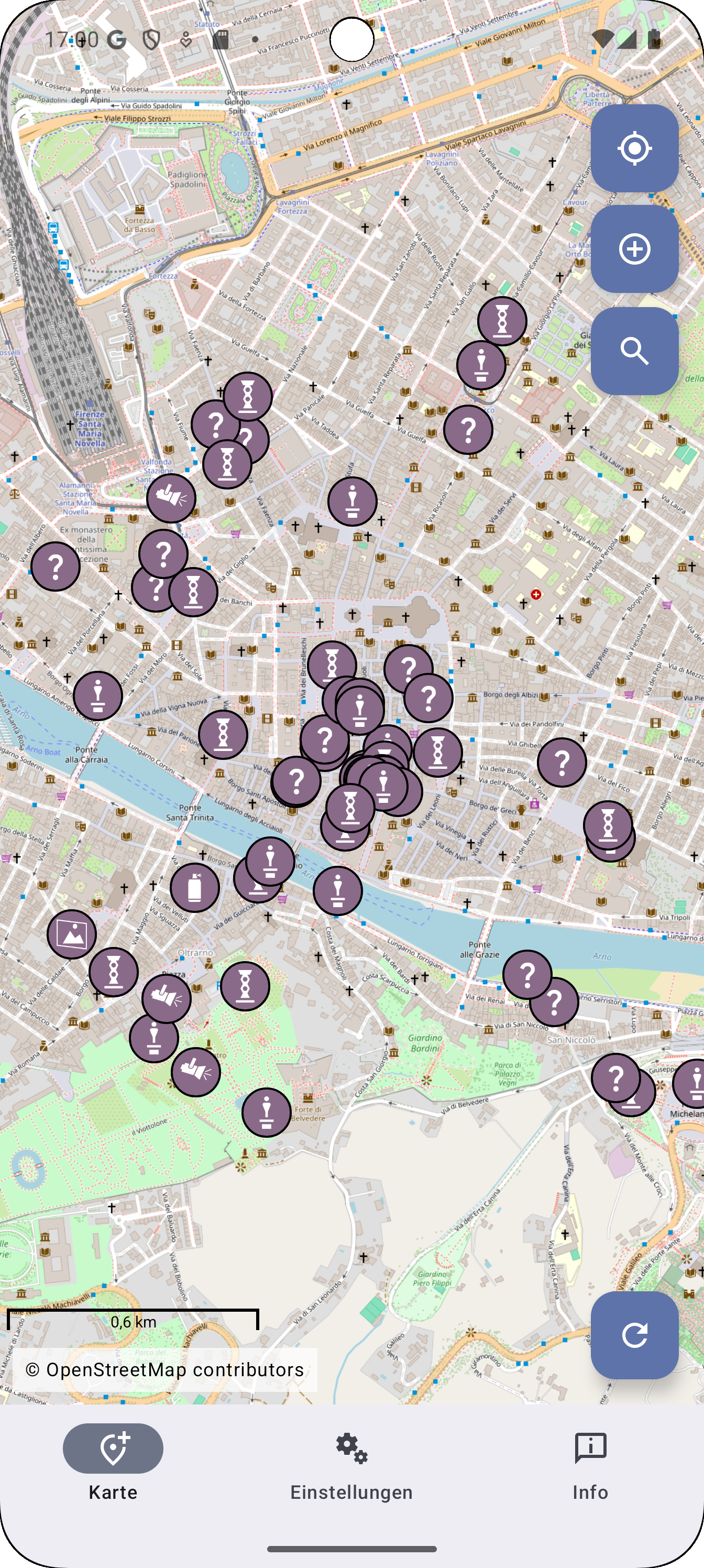 Screenshot of PublicArtExplorer