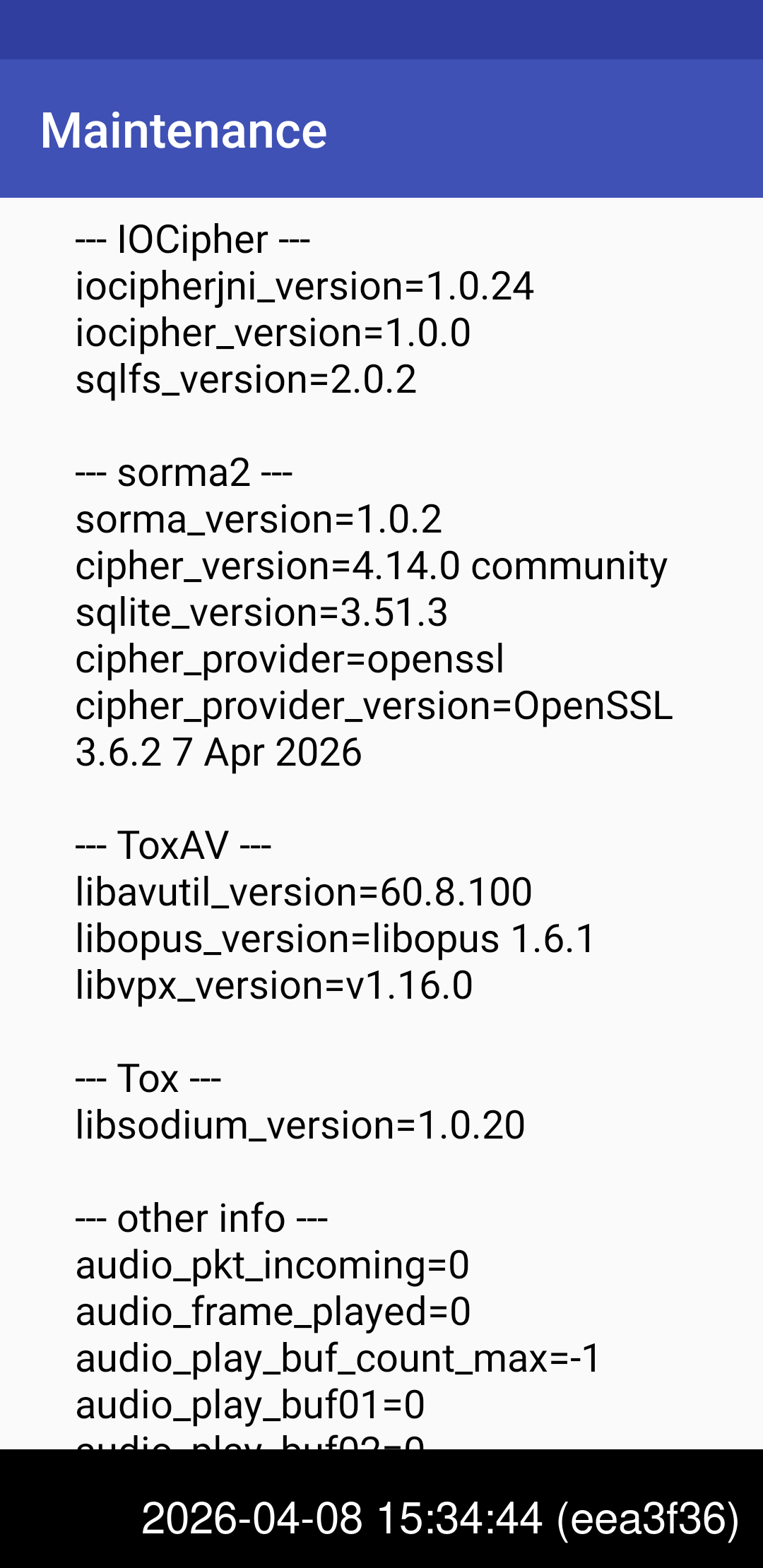 Screenshot of ToFShare