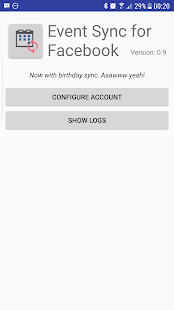 Screenshot of Event Sync for Facebook