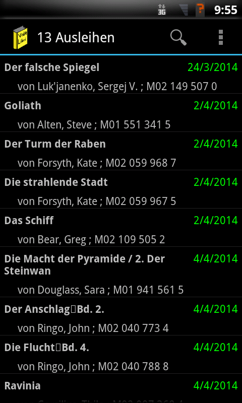 Screenshot of Library App VideLibri