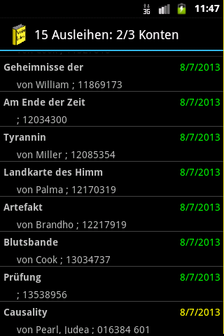 Screenshot of Library App VideLibri