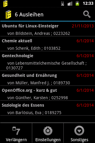 Screenshot of Library App VideLibri