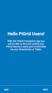 Screenshot of PiGrid Companion