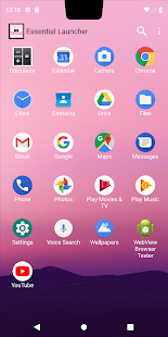 Screenshot of Essential Launcher