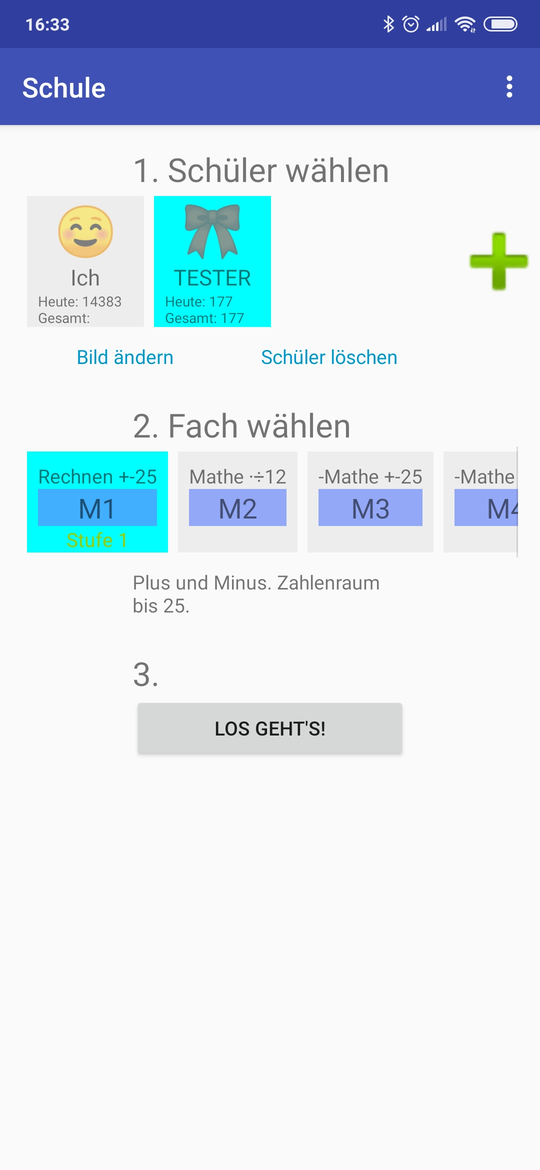 Screenshot of Schule