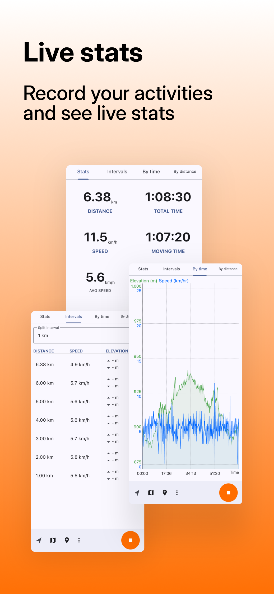 Screenshot of OpenTracks (Reproducible build)