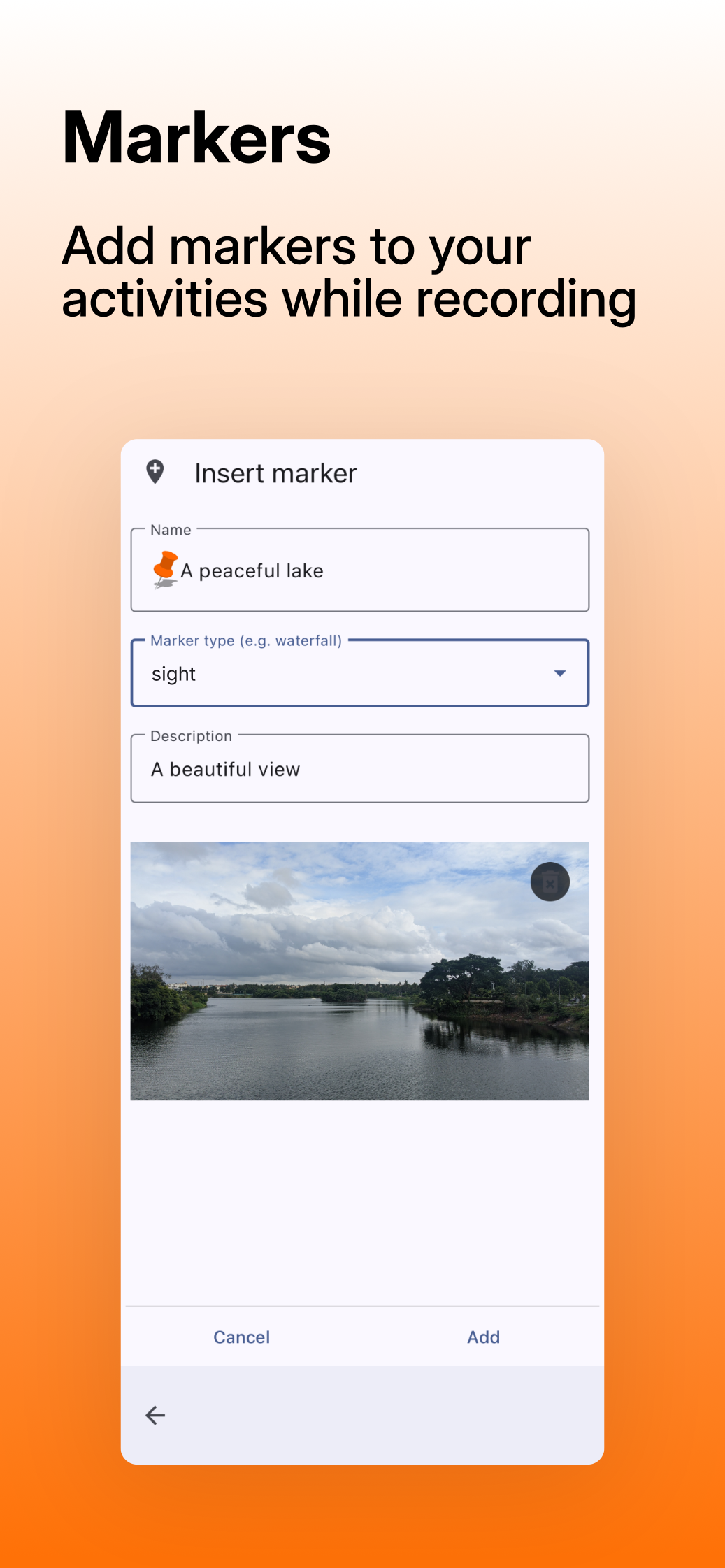 Screenshot of OpenTracks (Reproducible build)