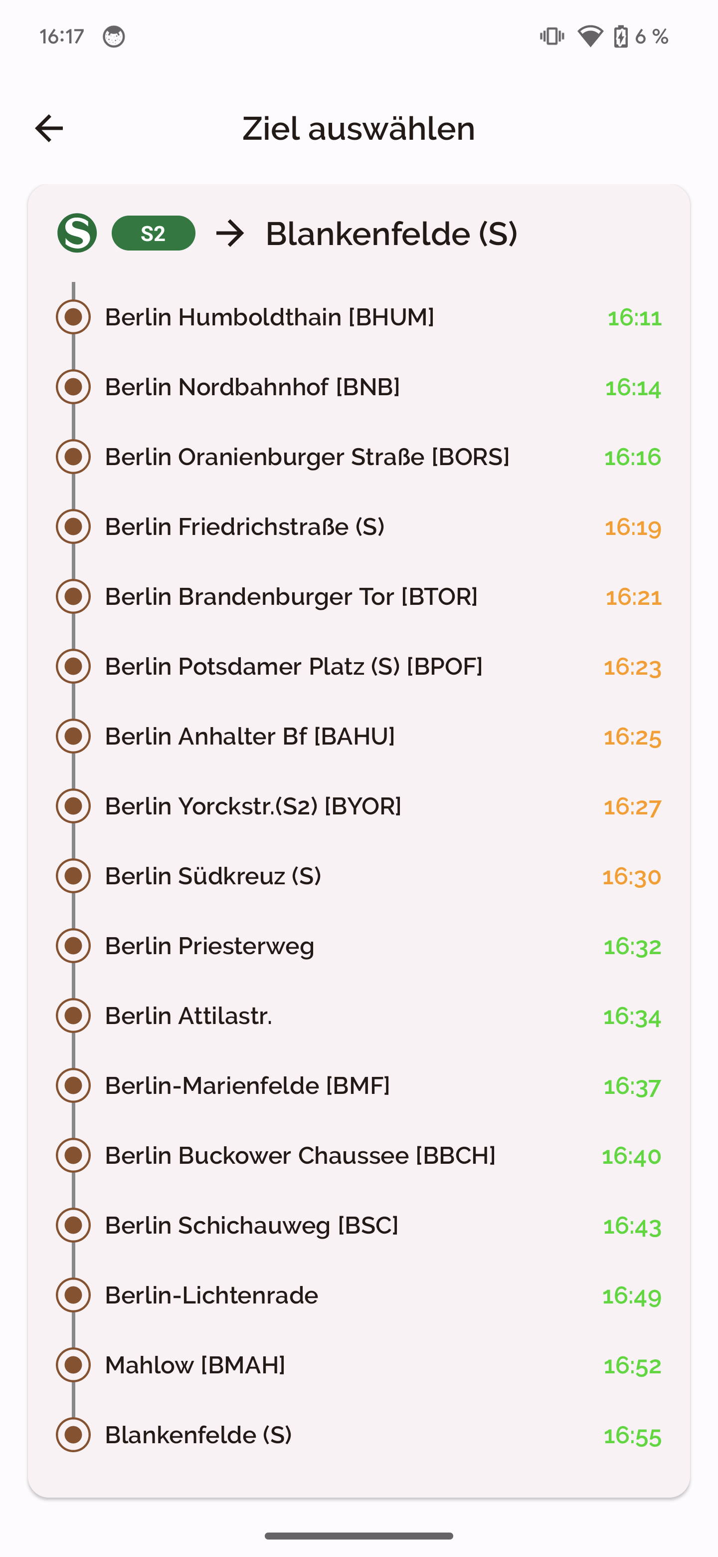 Screenshot of Träwelldroid