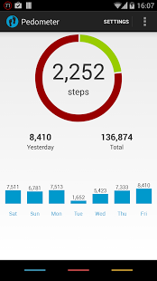 Screenshot of Pedometer