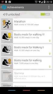 Screenshot of Pedometer