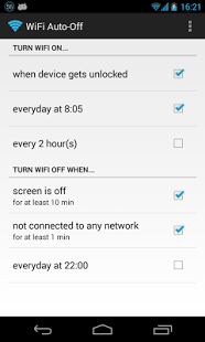 Screenshot of WiFi Automatic