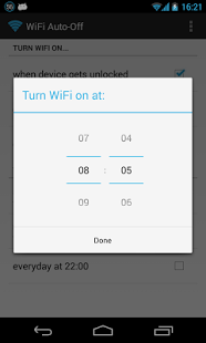 Screenshot of WiFi Automatic