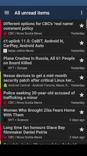 Screenshot of Nextcloud News