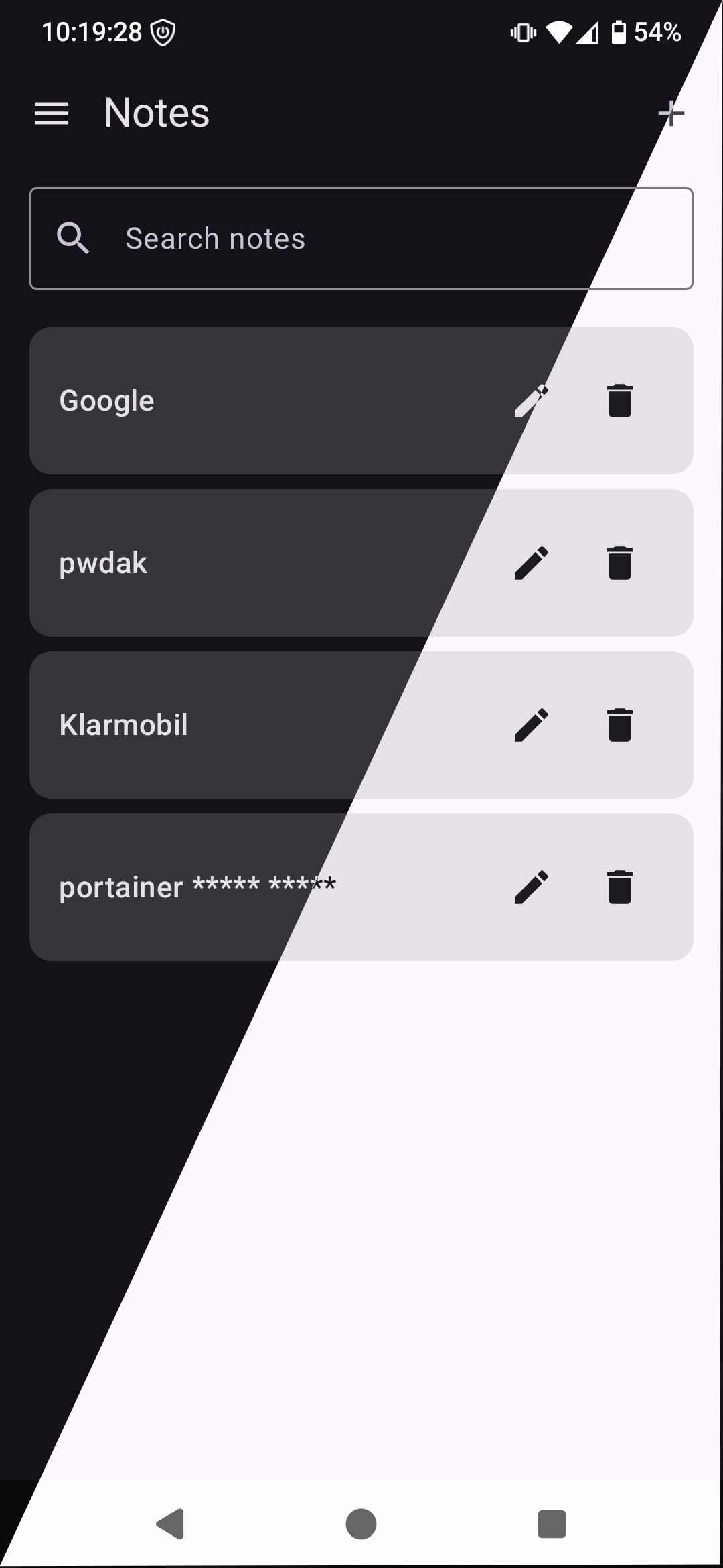 Screenshot of Noteshop