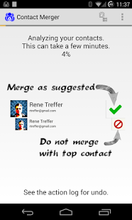 Screenshot of Contact Merger
