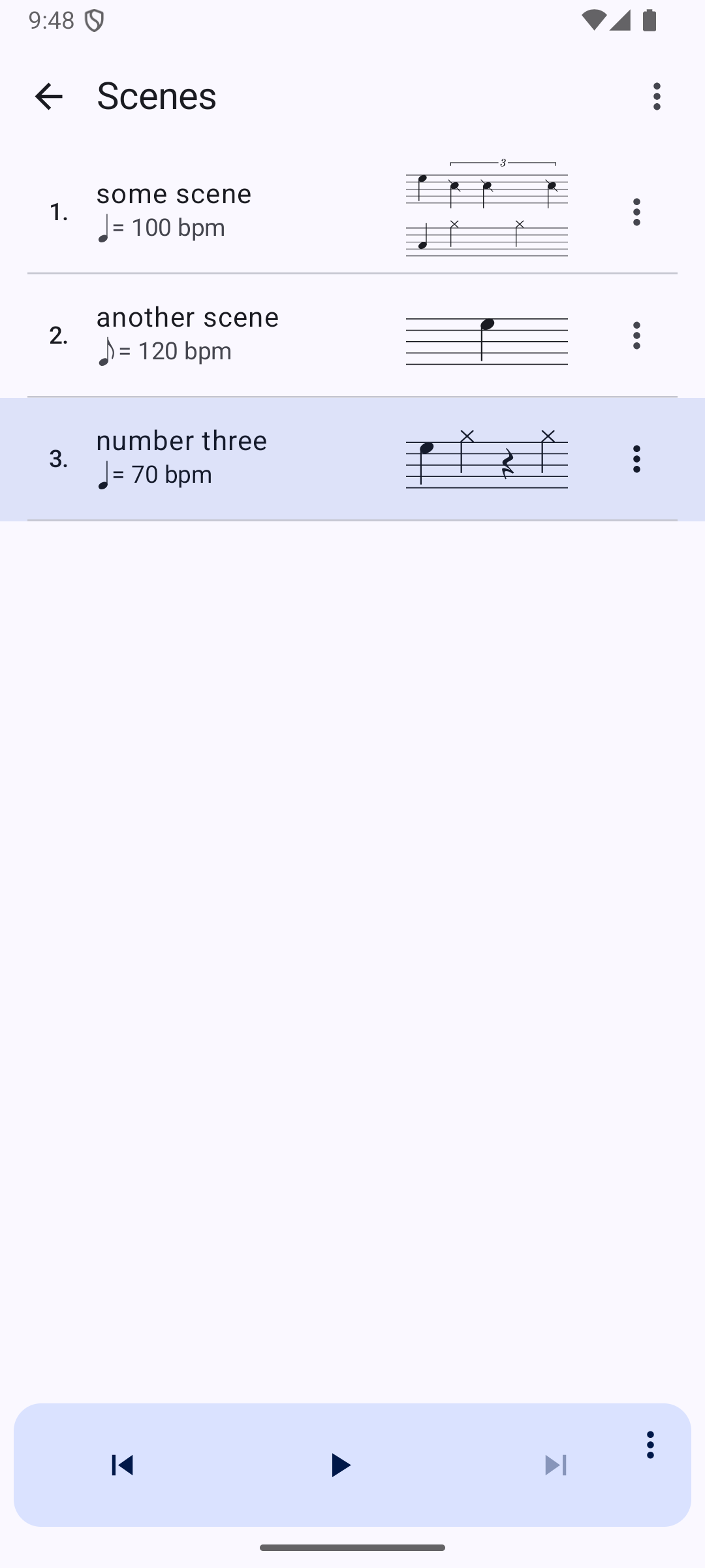Screenshot of Metronome
