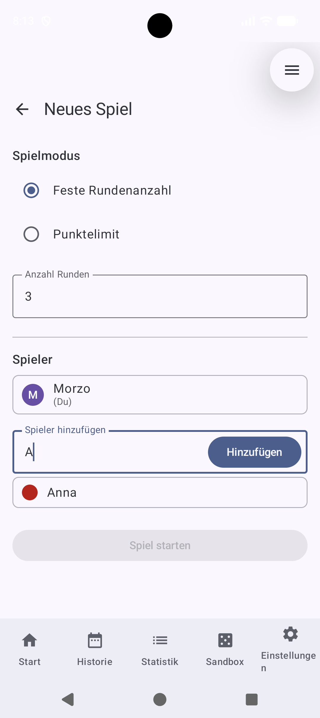 Screenshot of RealmScore