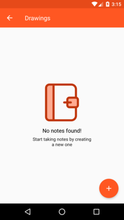 Screenshot of Memento