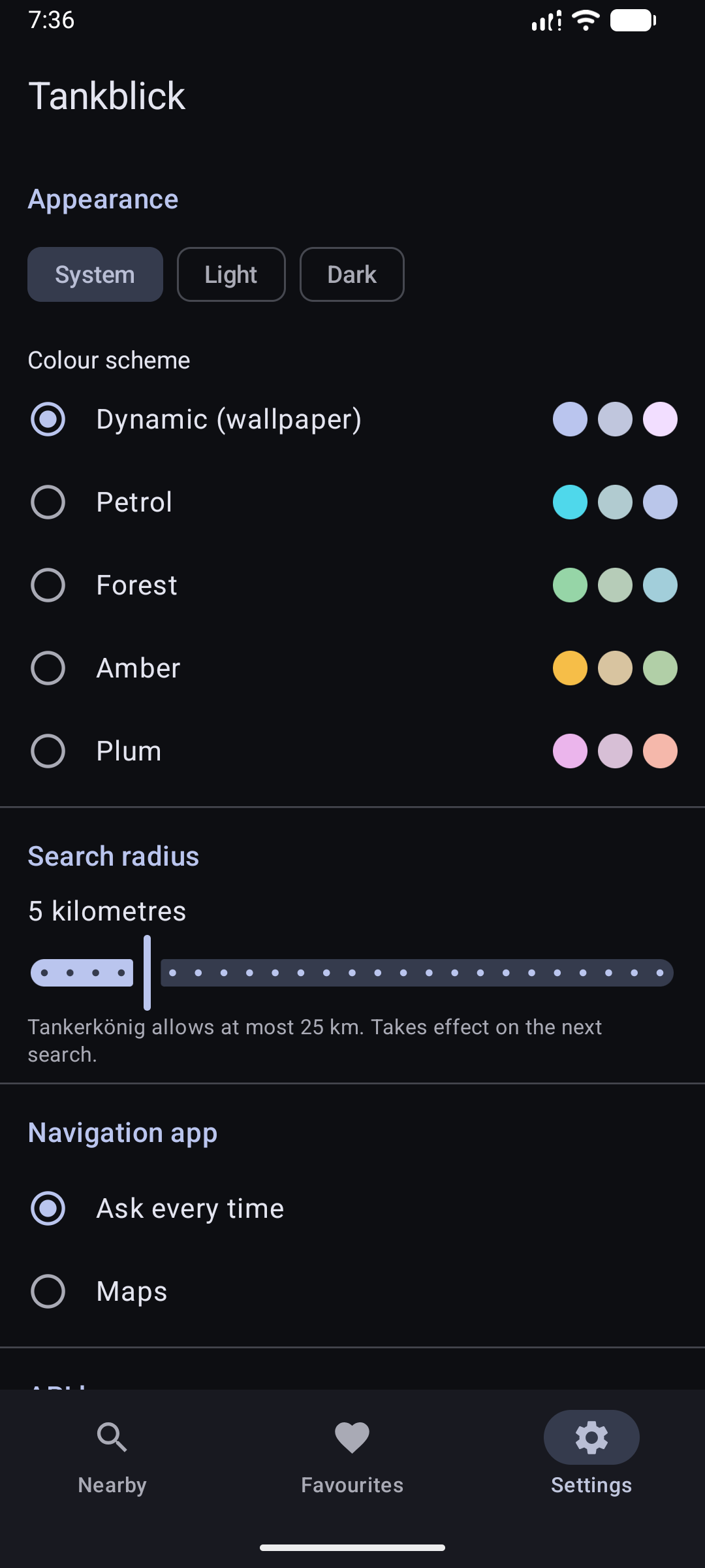 Screenshot of Tankblick