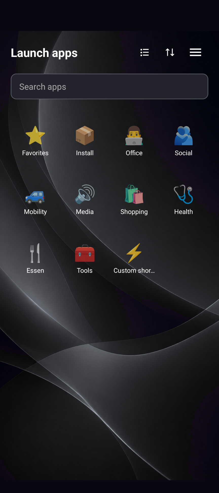 Screenshot of AppStow