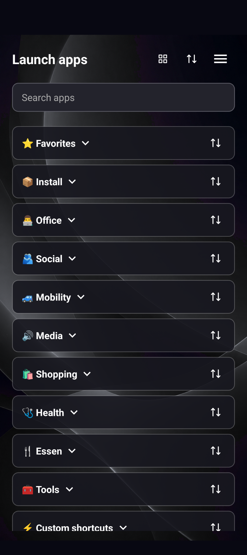 Screenshot of AppStow