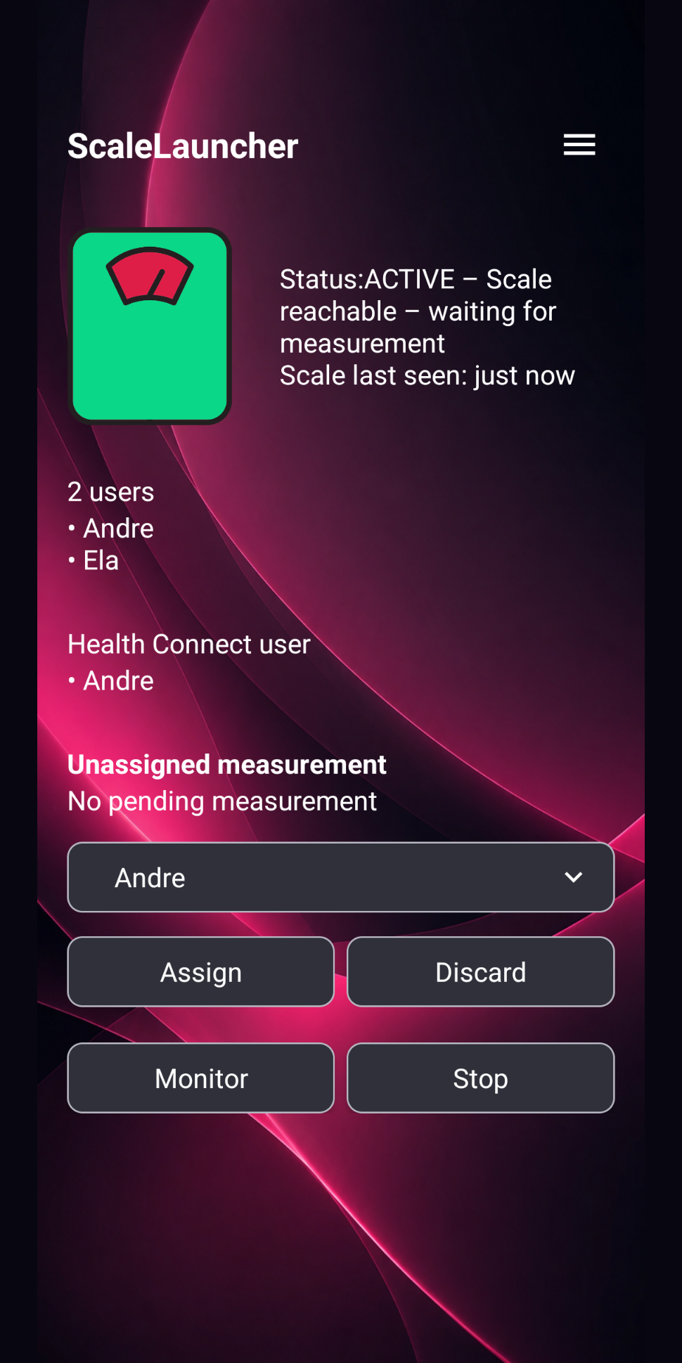 Screenshot of ScaleLauncher