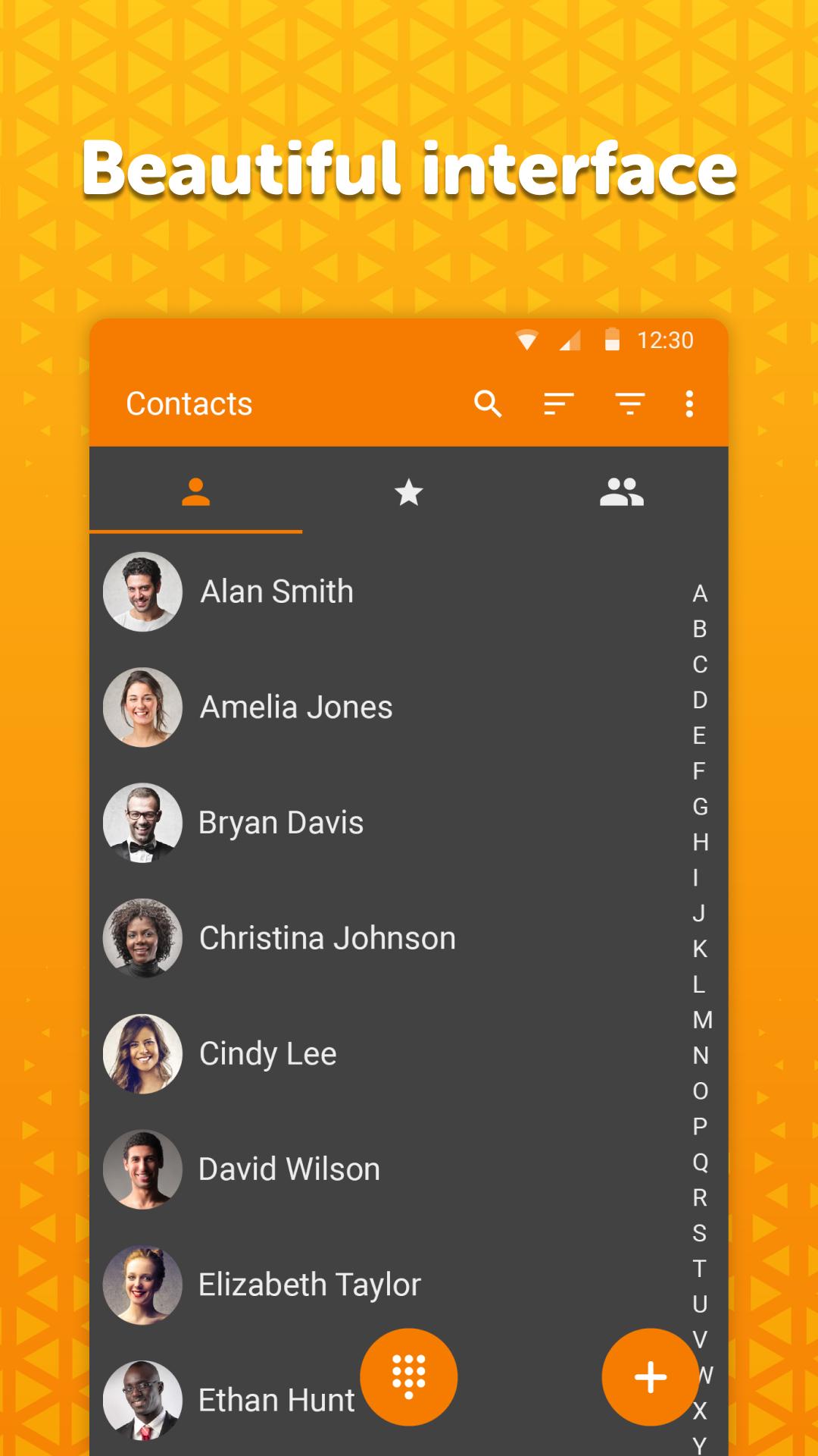Screenshot of Simple Contacts Pro SE