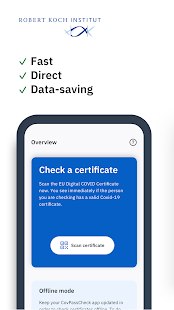 Screenshot of CovPassCheck