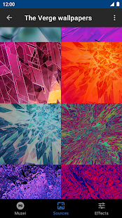 Screenshot of The Verge wallpapers for Muzei
